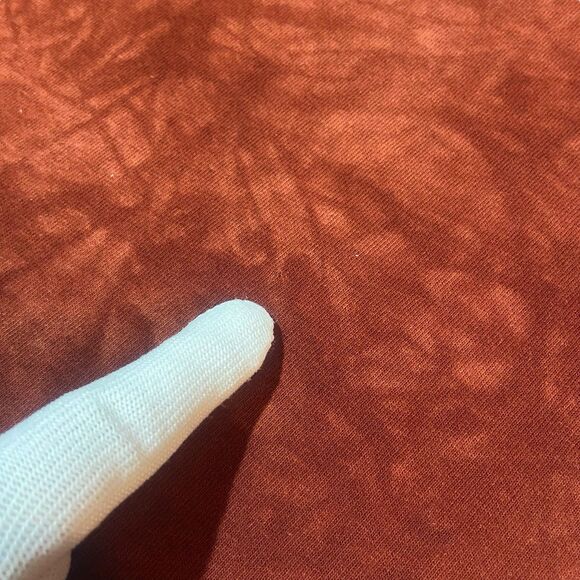 The Mountain Men's T Shirt Size 2XL Rust Orange Tie Dye Native American Wolf - Picture 7 of 8